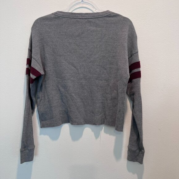 Womens Abercrombie Vintage Y2K Long SleeveThermal Shirt Spell Out XS - Picture 2 of 4